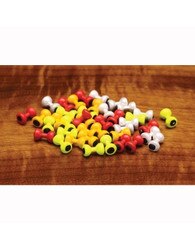 Hareline Dubbin Painted Lead Eyes in Red